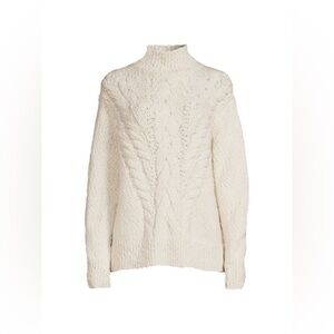 VINCE
Rising Cable-Knit Turtleneck Sweater